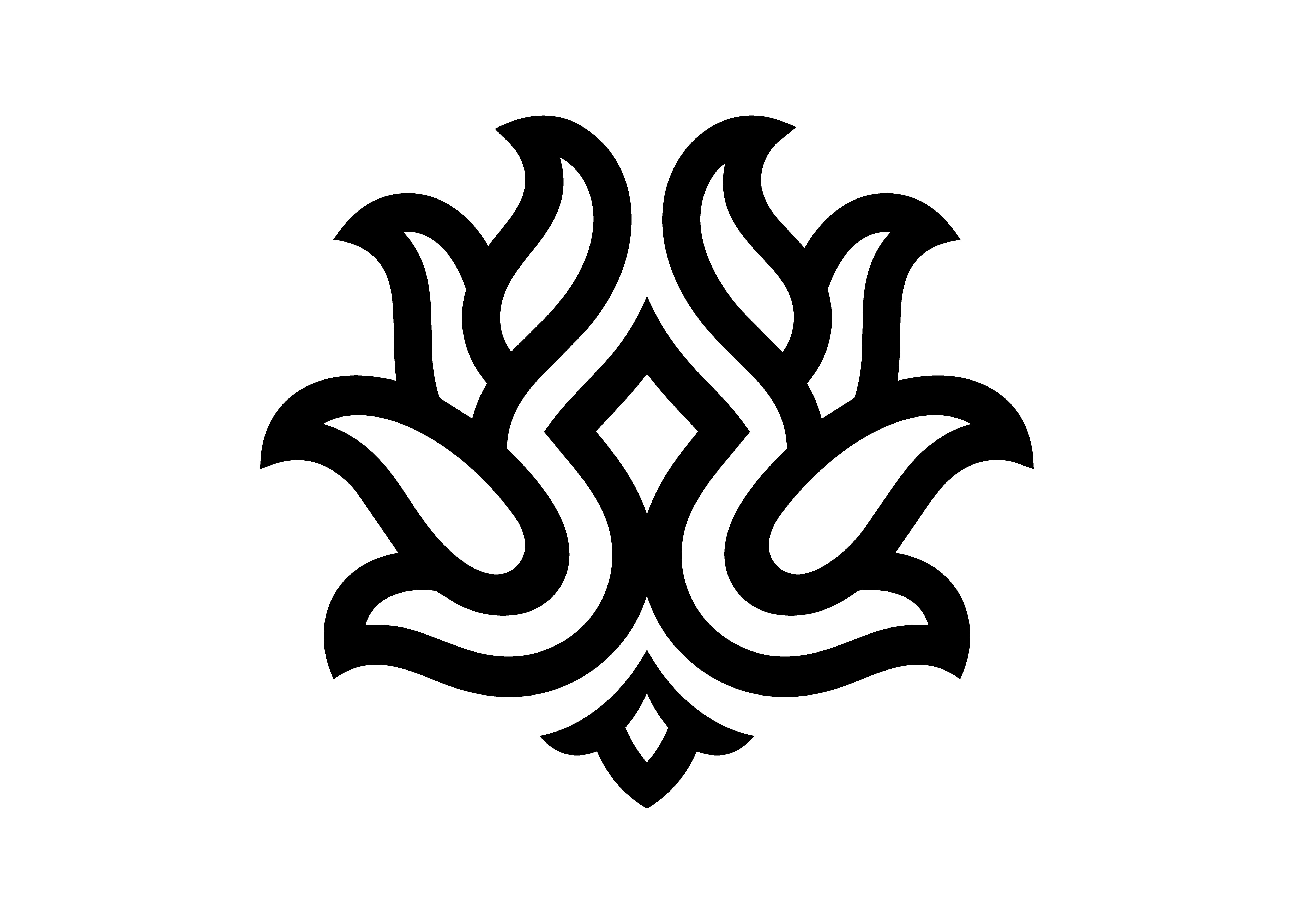 Baroque Ornate Symbol SVG Cut