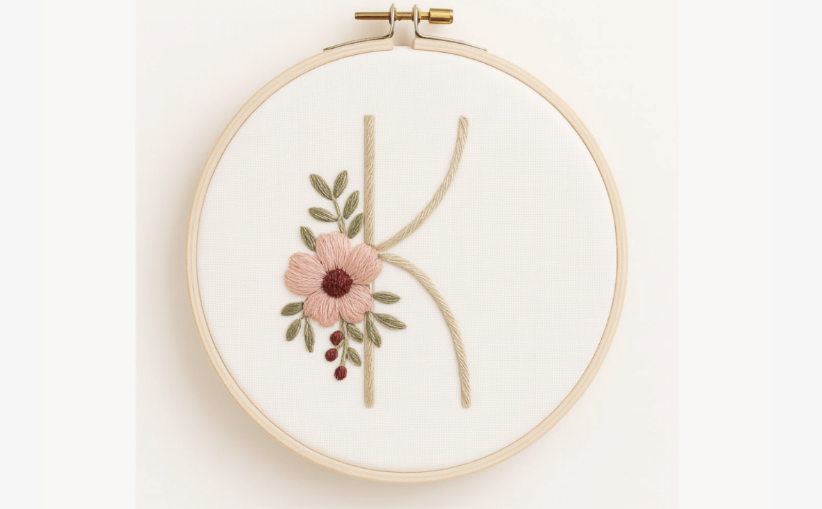 Berry Blossom Accent Embroidery Pattern