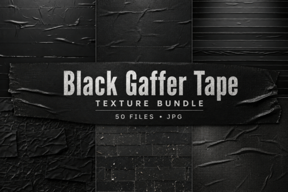 Black Gaffer Tape Texture
