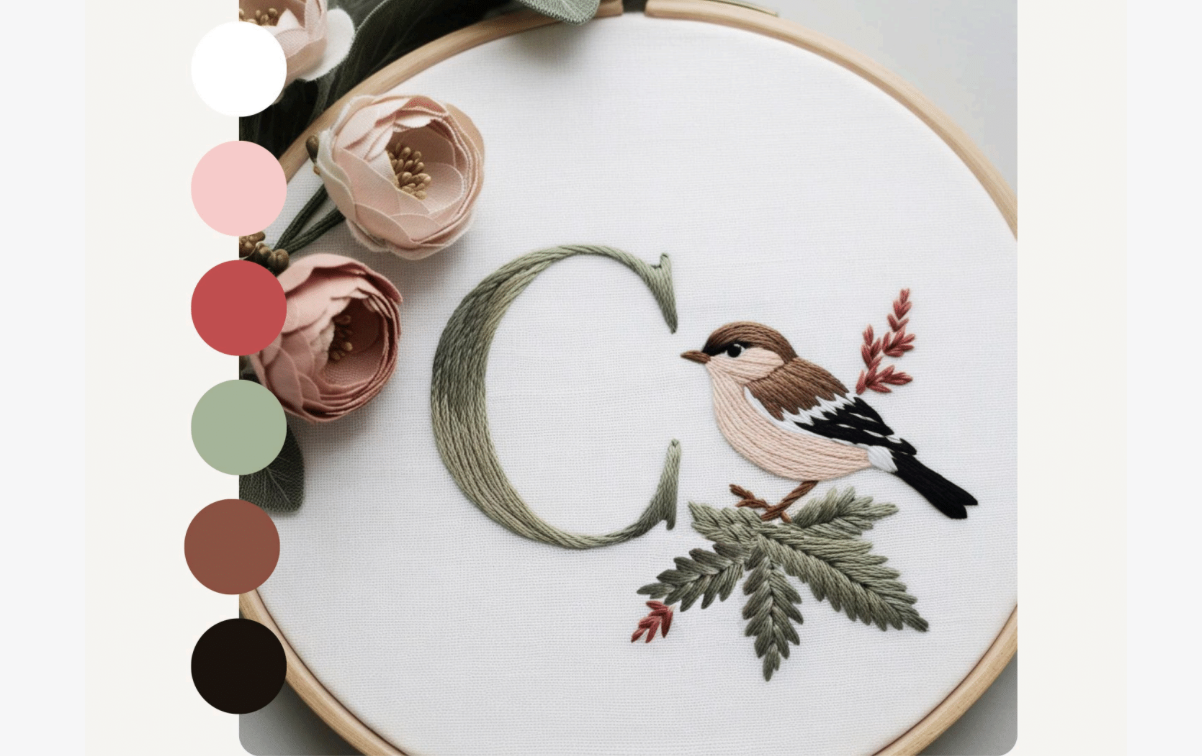Chickadee Bird Embroidery Pattern