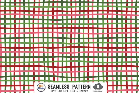 Christmas Pattern Wavy Gingham Plaid JPG