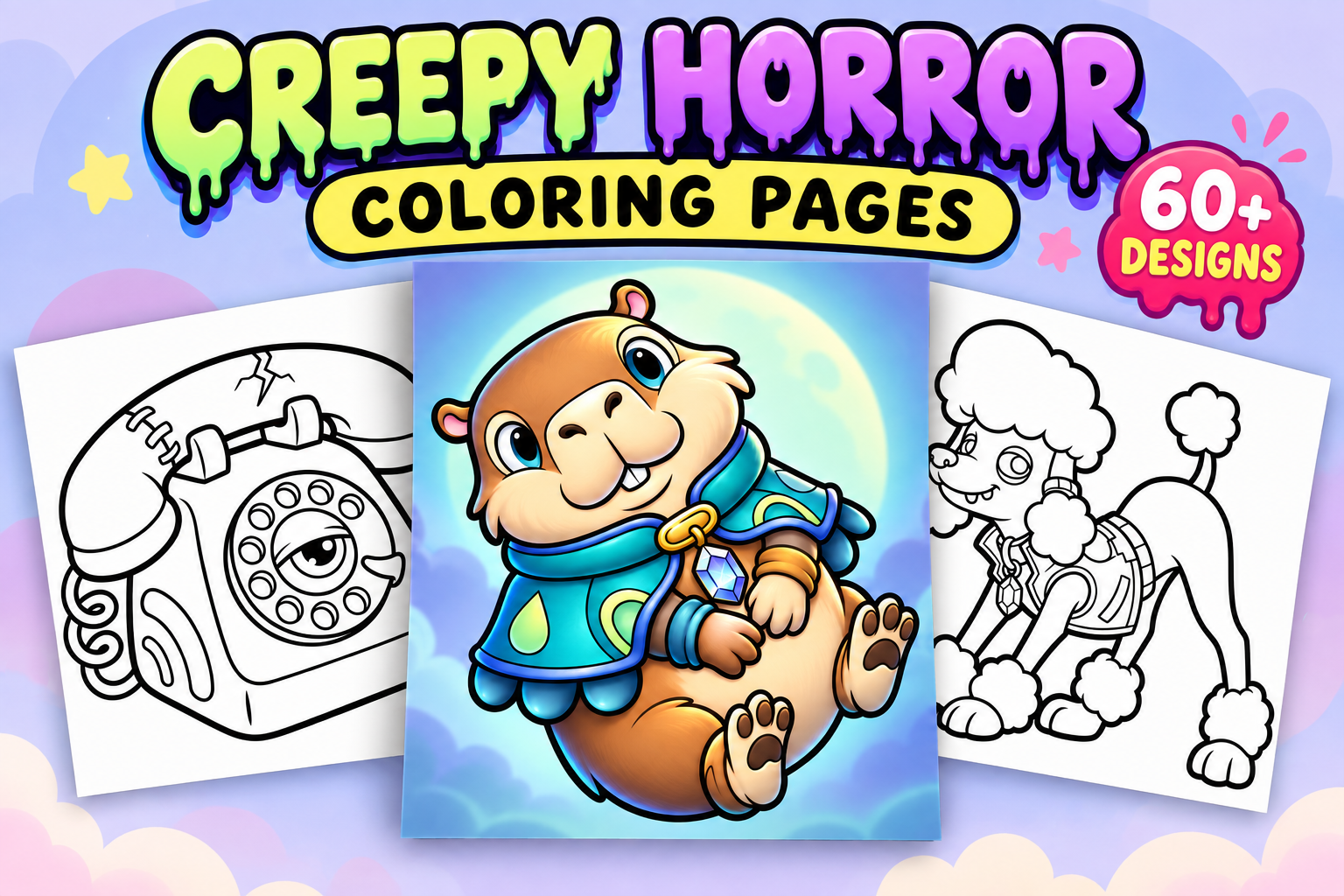 Creepy Horror Coloring Pages #2