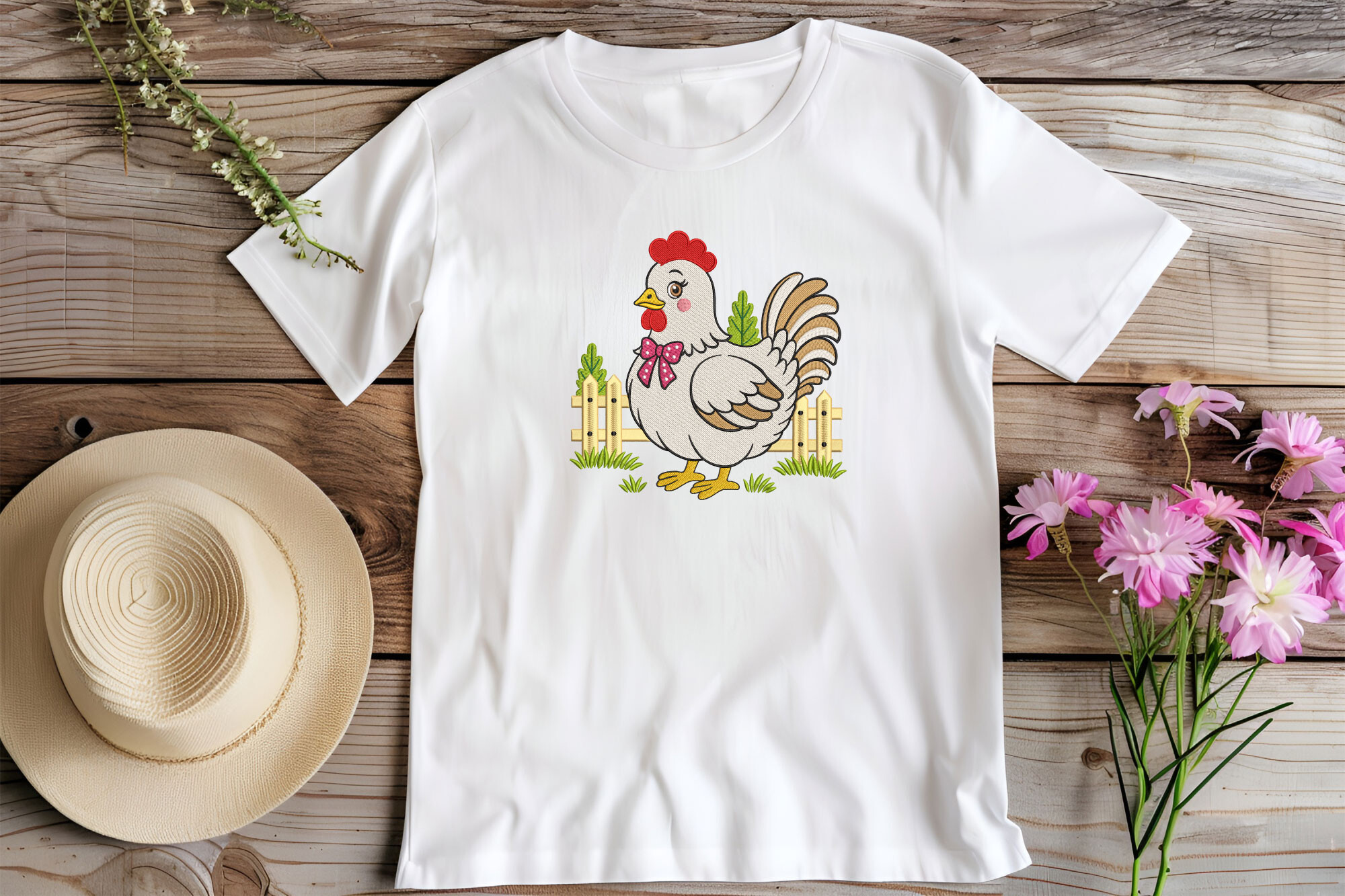 Floral Hen