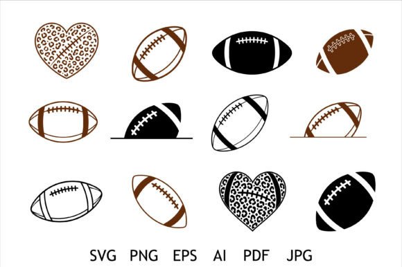 Football SVG Icon Bundle