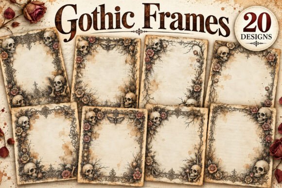 Gothic Skull Junk Journal