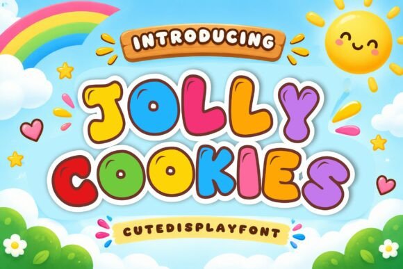 Jolly Cookies Font - Bubble Lettering Fonts