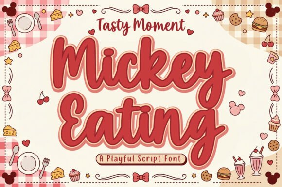 Mickey Eating