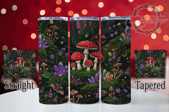 Mystical Forest Mushrooms 20oz Tumbler