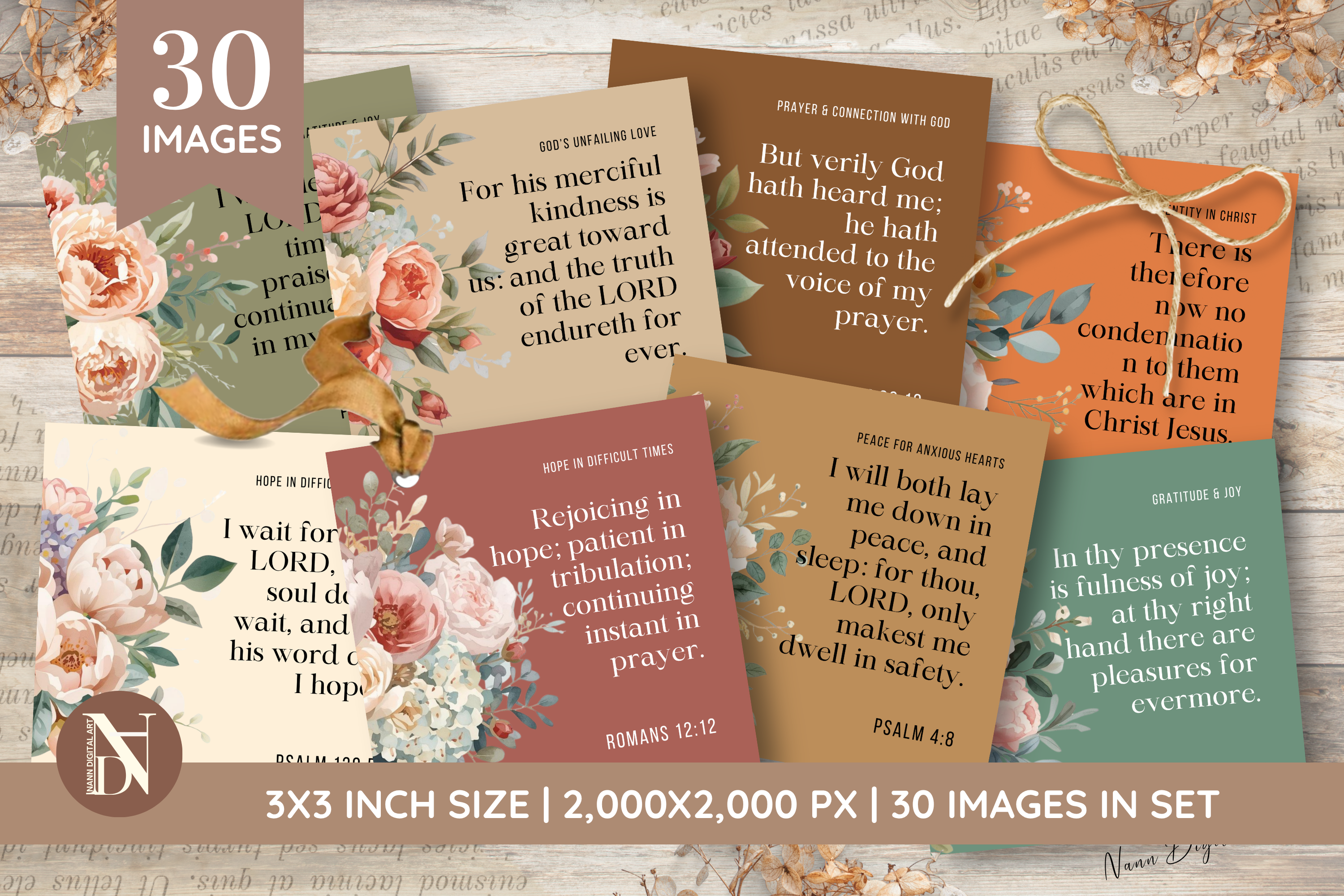 Printable Faith & Hope Scripture Cards
