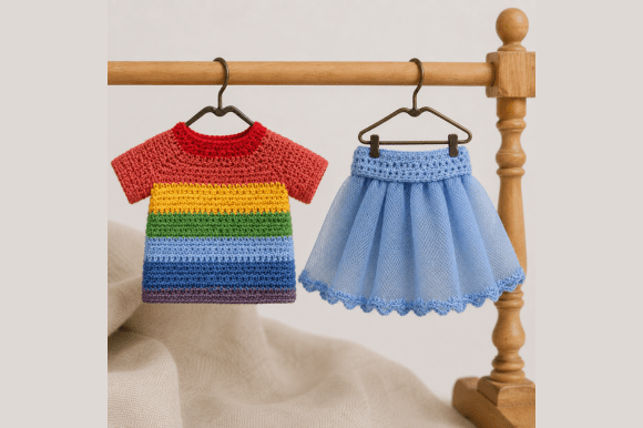 Rainbow Doll Clothes Crochet Pattern