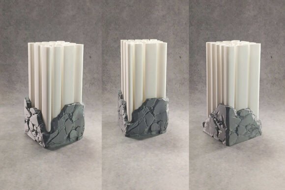 Rock Pillar LED Lamp – Modern 3D Printed Night Light (STL/3MF) - Image 3