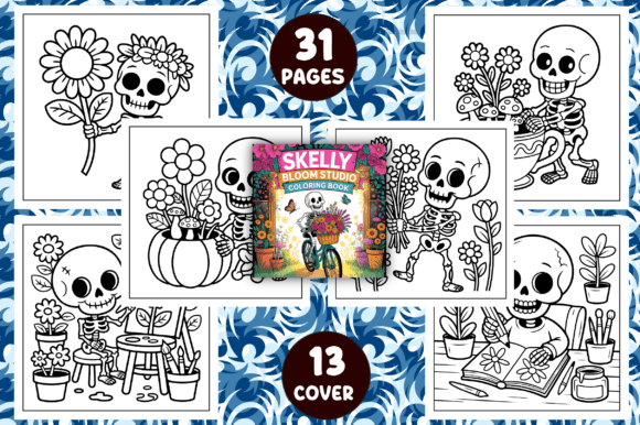 Skelly Bloom Studio Coloring Pages