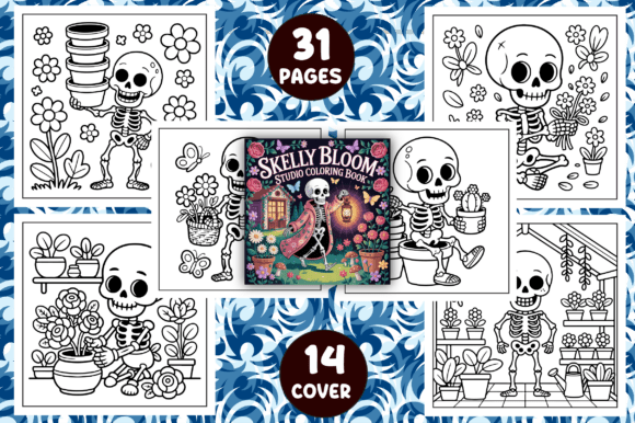 Skelly Bloom Studio Coloring Pages