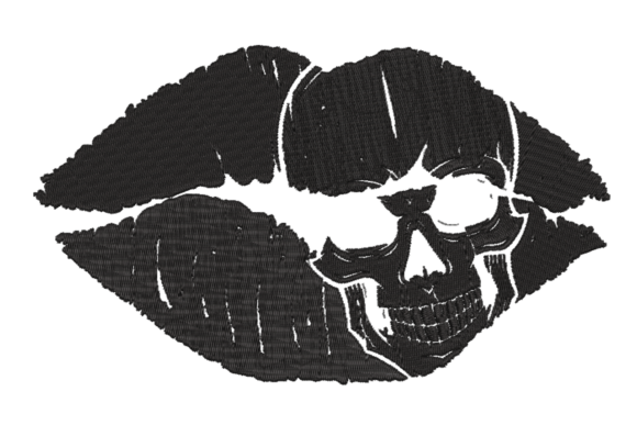 Skull Lips Gothic