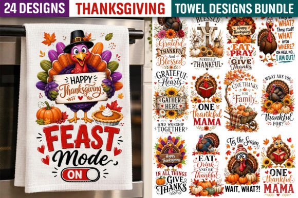 Thanksgiving Turkey Towel Sublimation