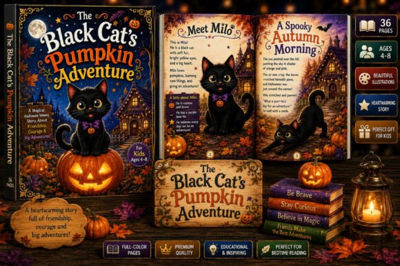 The Black Cat’s Pumpkin Adventure