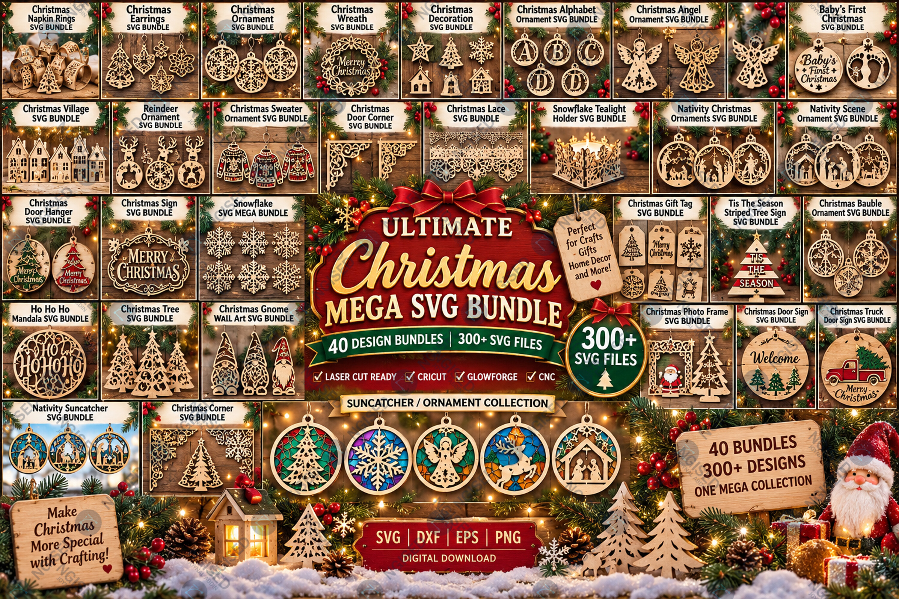 Ultimate Christmas Mega SVG Bundle