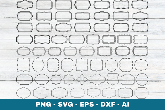 Vintage Frames SVG Cricut Bundle