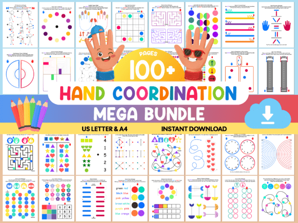 100+ Hand Coordination Worksheets