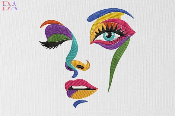 Abstract Woman Face