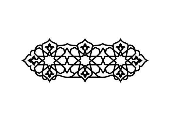 Arabesque Islamic Design SVG Cut File
