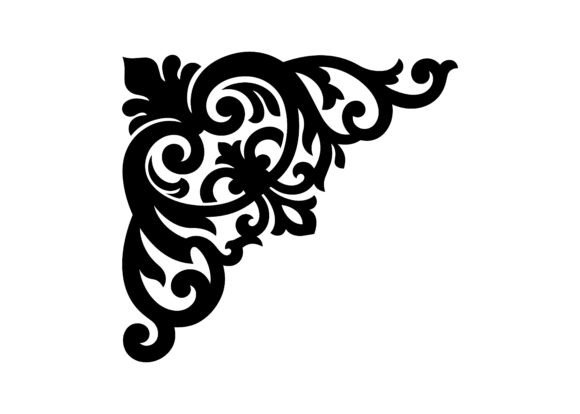 Artisan Luxury Decorative Corner SVG Cut