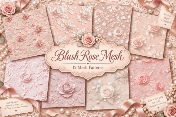 Blush Rose Mesh