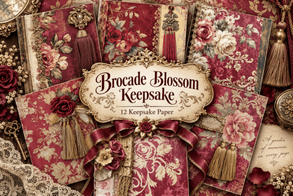 Brocade Blossom Keepsake