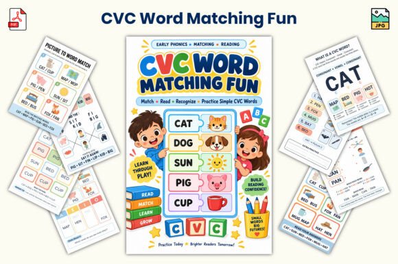 CVC Word Matching Fun