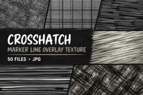Crosshatch Marker Line Overlay Texture