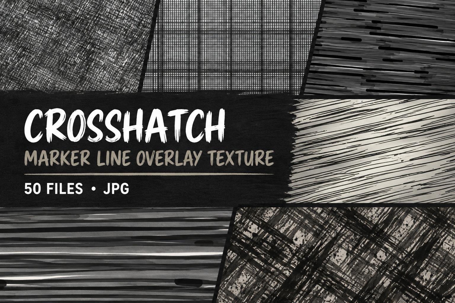 Crosshatch Marker Line Overlay Texture