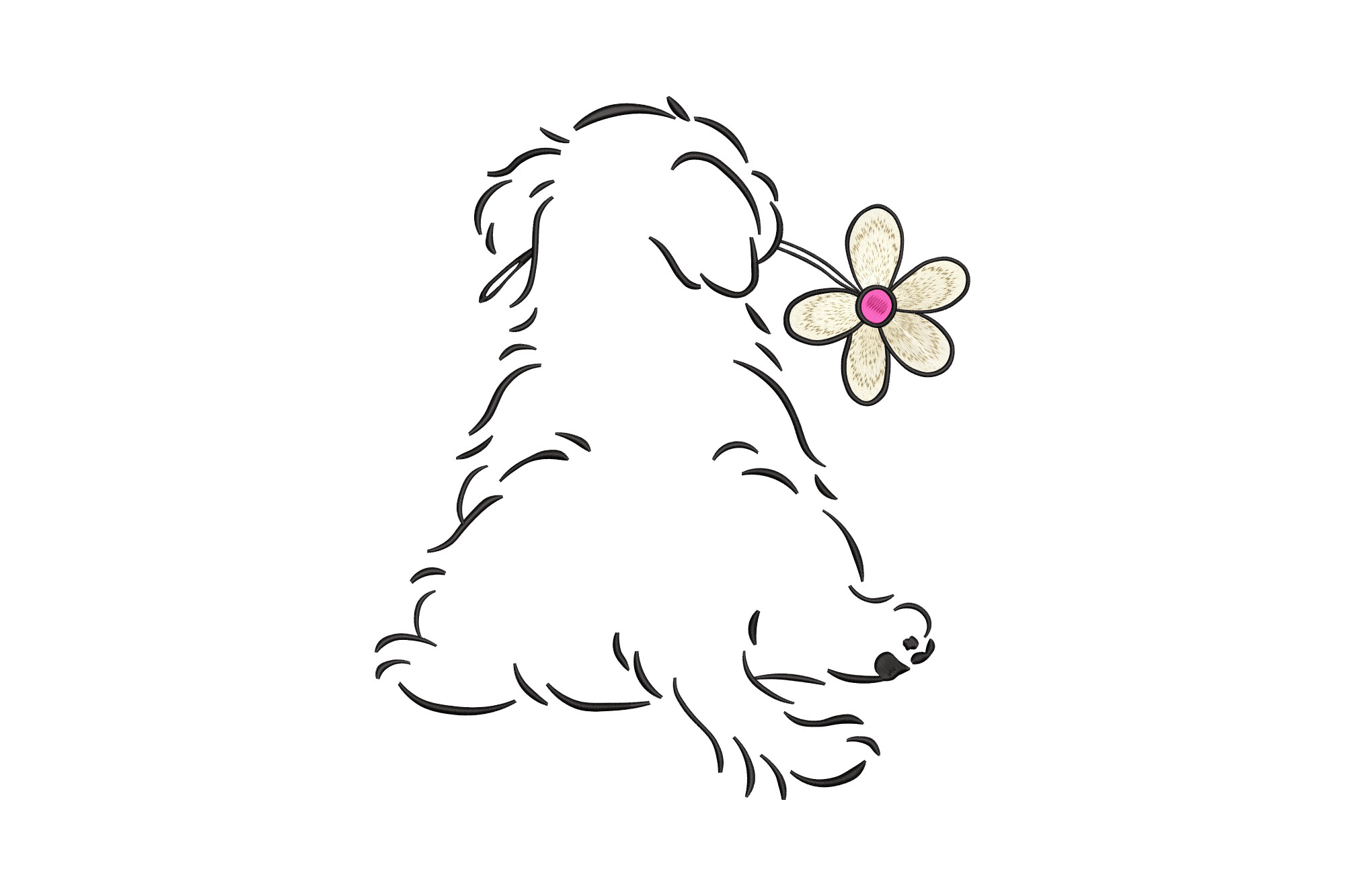 Cute Dog Flower