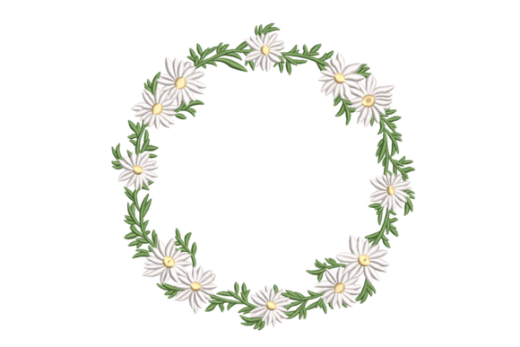 Daisy Floral Wreath