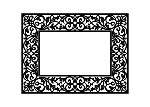 Elite Ornate Border Design SVG Cut