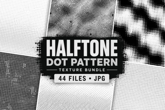 Halftone Dot Pattern Texture