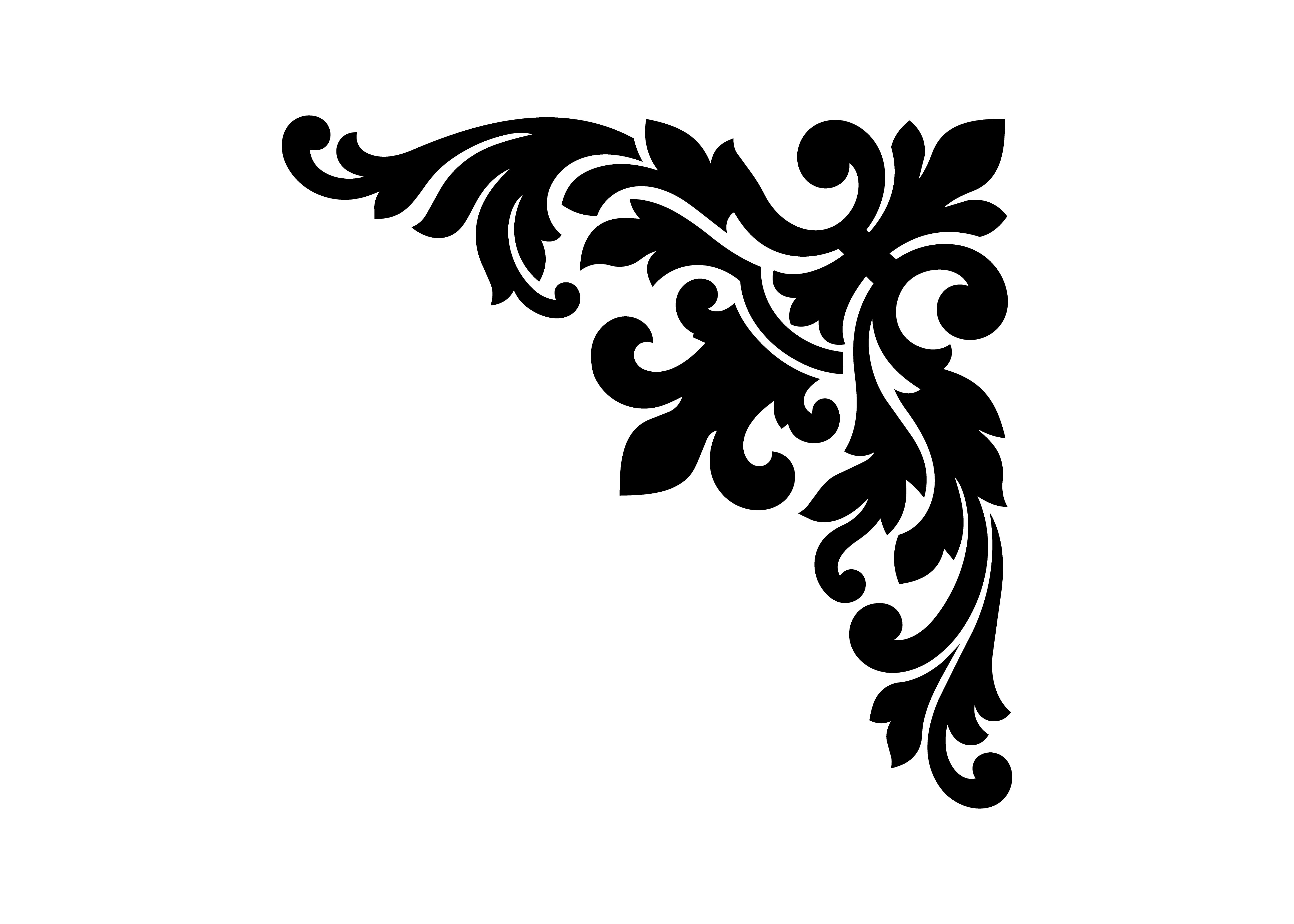 Lavish Luxury Decorative Corner SVG Cut