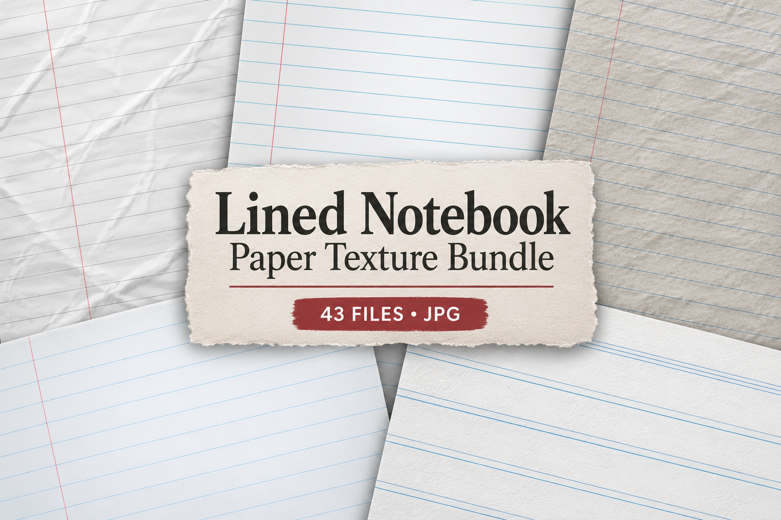 Lined Notebook Paper Texture Vintage