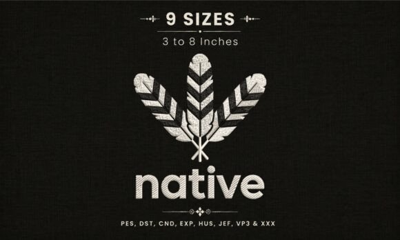 Native Feathers Heritage DST File Design