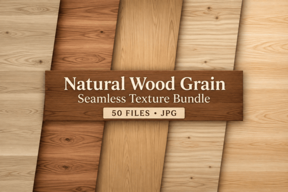 Natural Wood Grain Seamless Texture