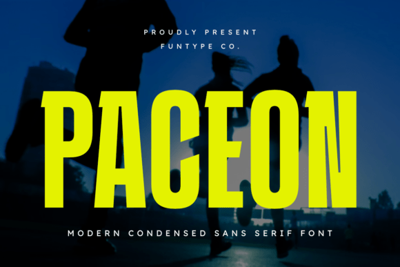 Paceon Sans Serif Font By Funtype Co.