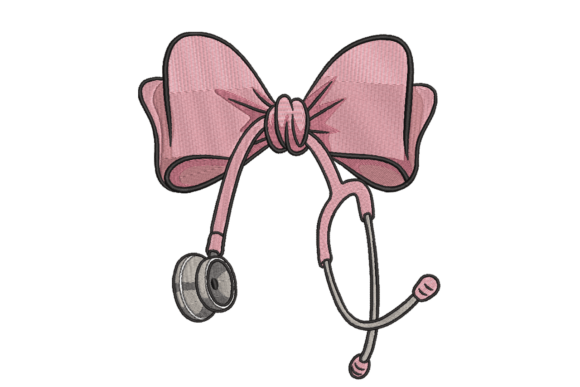 Pink Bow Stethoscope