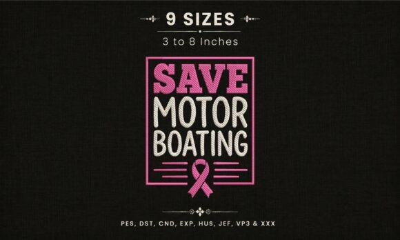 Save Motorboating Breast Cancer DST PES