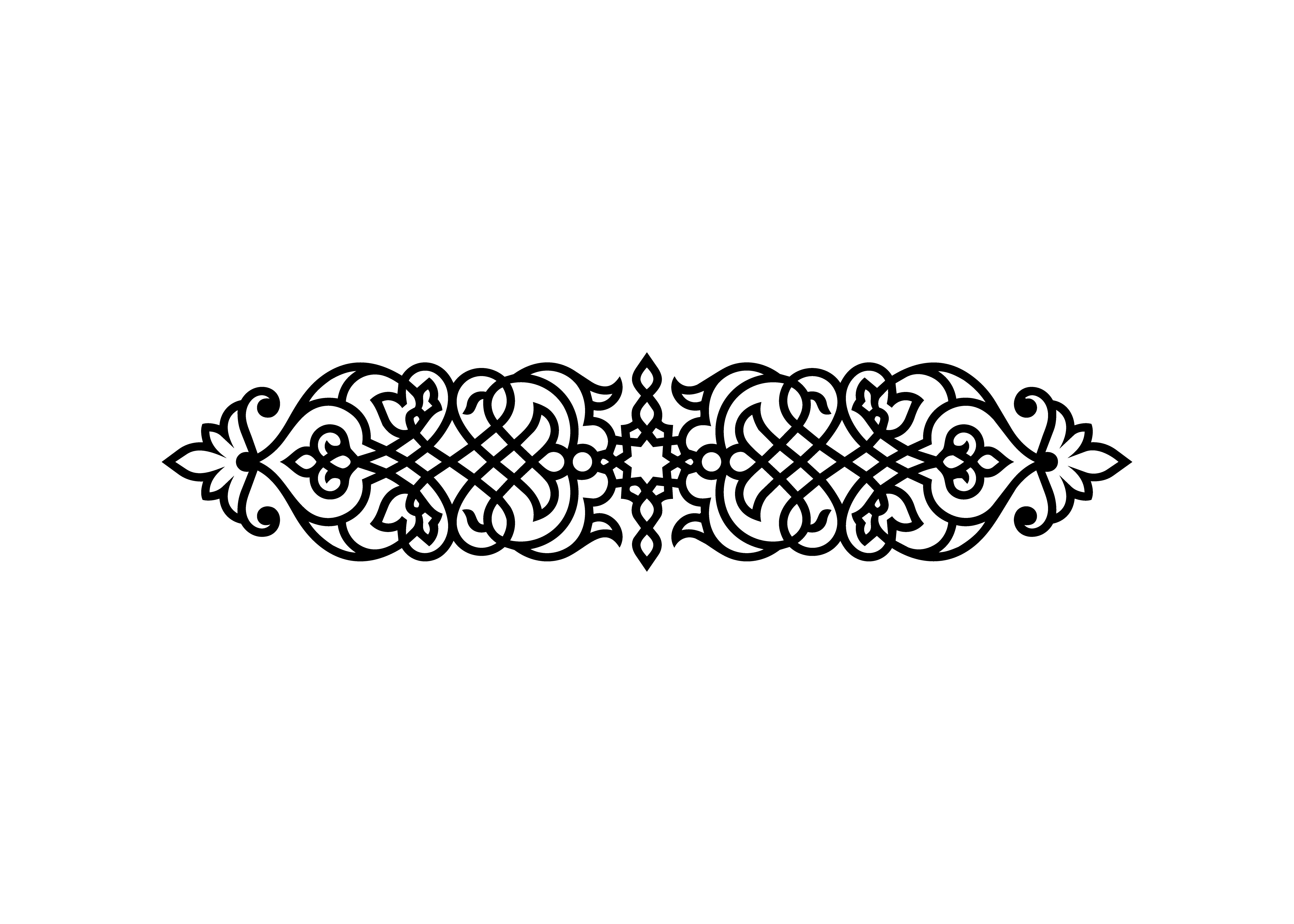 Sophisticated Decorative Border SVG Cut File