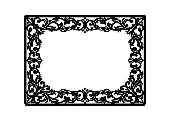 Sophisticated Ornate Border SVG Cut