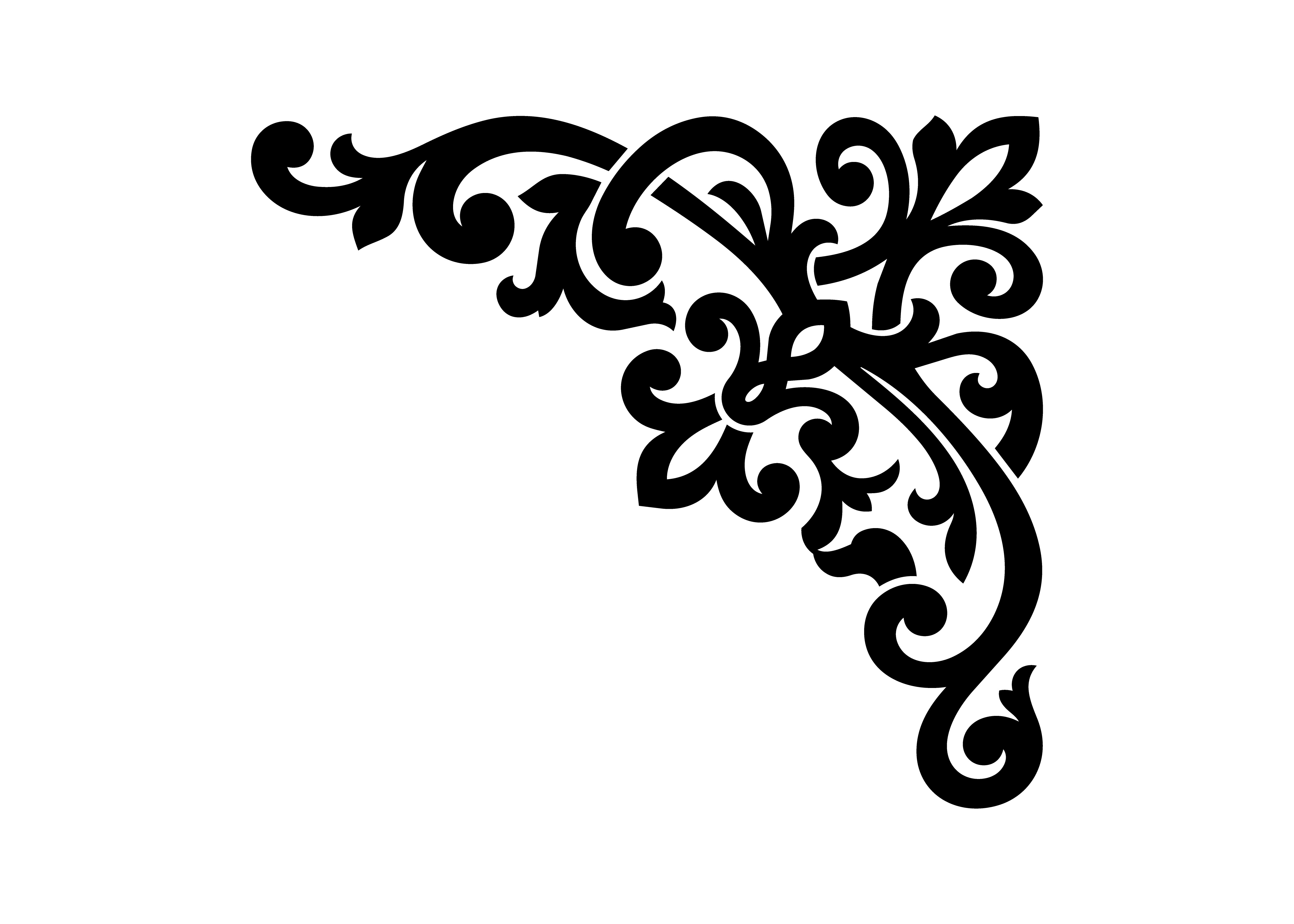 Victorian Luxury Decorative Corner SVG Cut