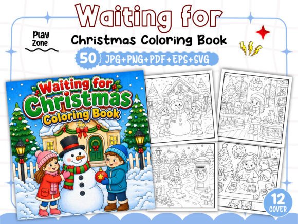 Waiting for Christmas Coloring Pages