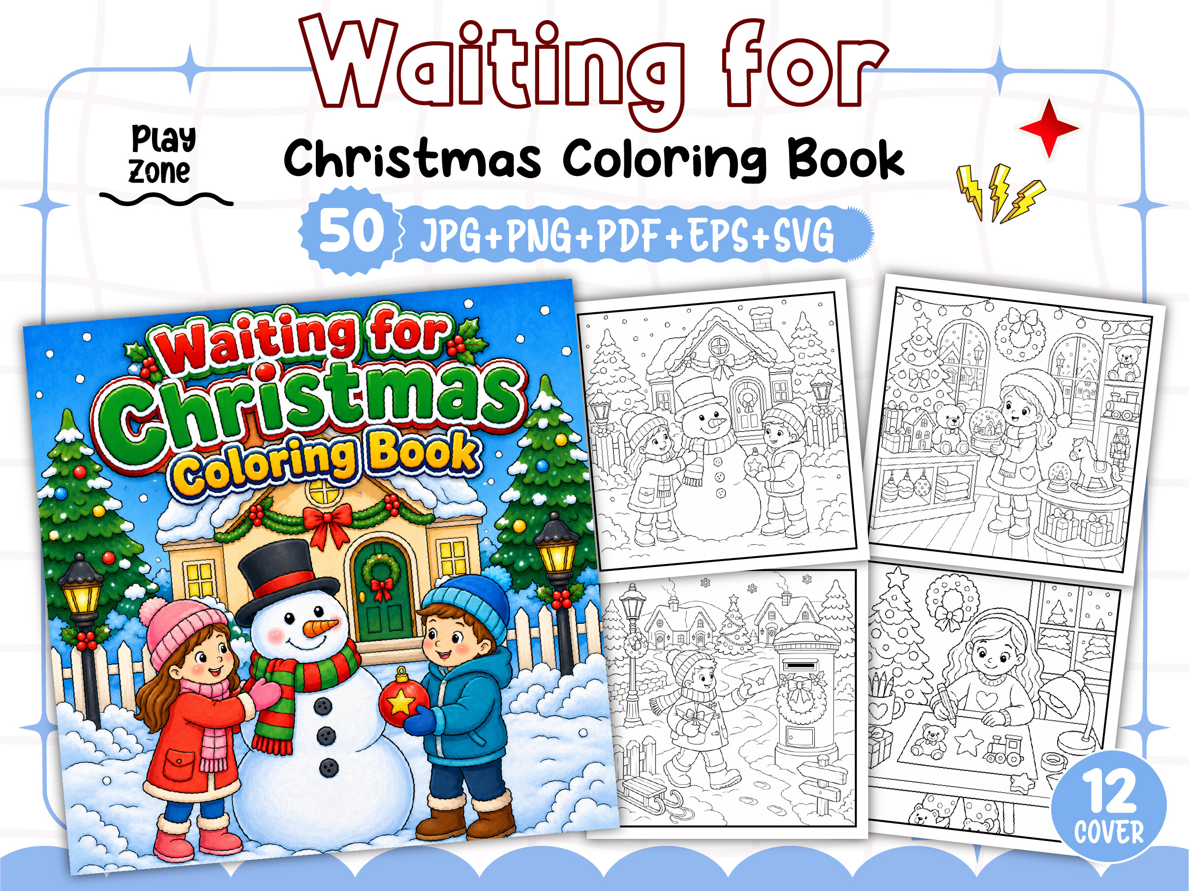 Waiting for Christmas Coloring Pages