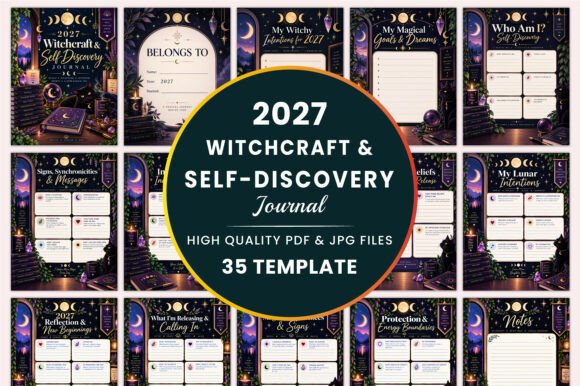 2027 Witchcraft & Self-Discovery Journal