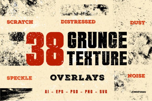 38 Grunge Texture Overlays