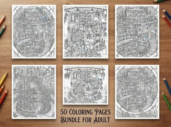 50 Enchanted Bamboo Tower Library